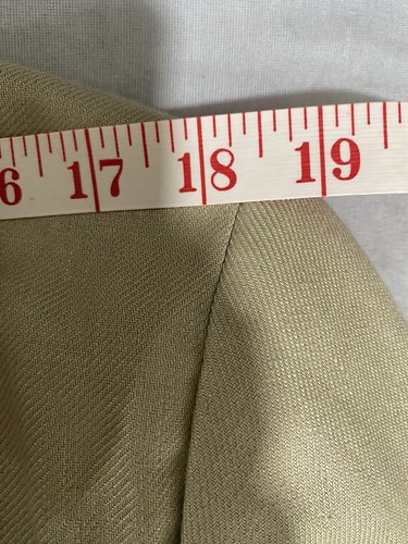 NWT Banana Republic Men’s Irish Linen Blazer Tan Tailored Slim Fit Size 42R - Picture 13 of 14
