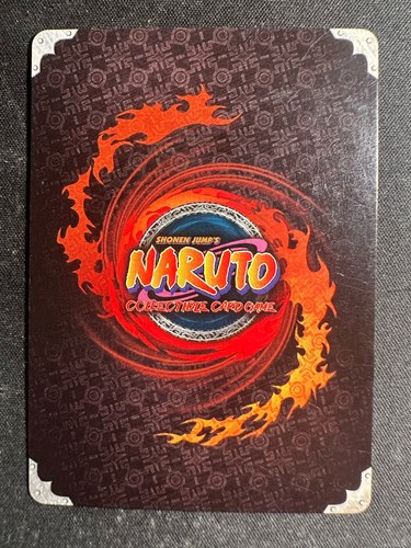 Naruto CCG 109 Kakashi Hatake Curse of the Sand Ilimitado Raro Texto Dorado Casi Nuevo - Imagen 2 de 2