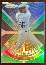 2021 Panini Prizm Illumination Green Prizm Randy Arozarena #IL-4