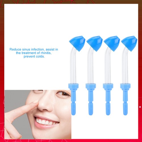 4pcs Nose Water Tips Jet Washing Nose Irrigator Nozzle Floss Nozzle Replacem DM5 - Picture 4 of 9