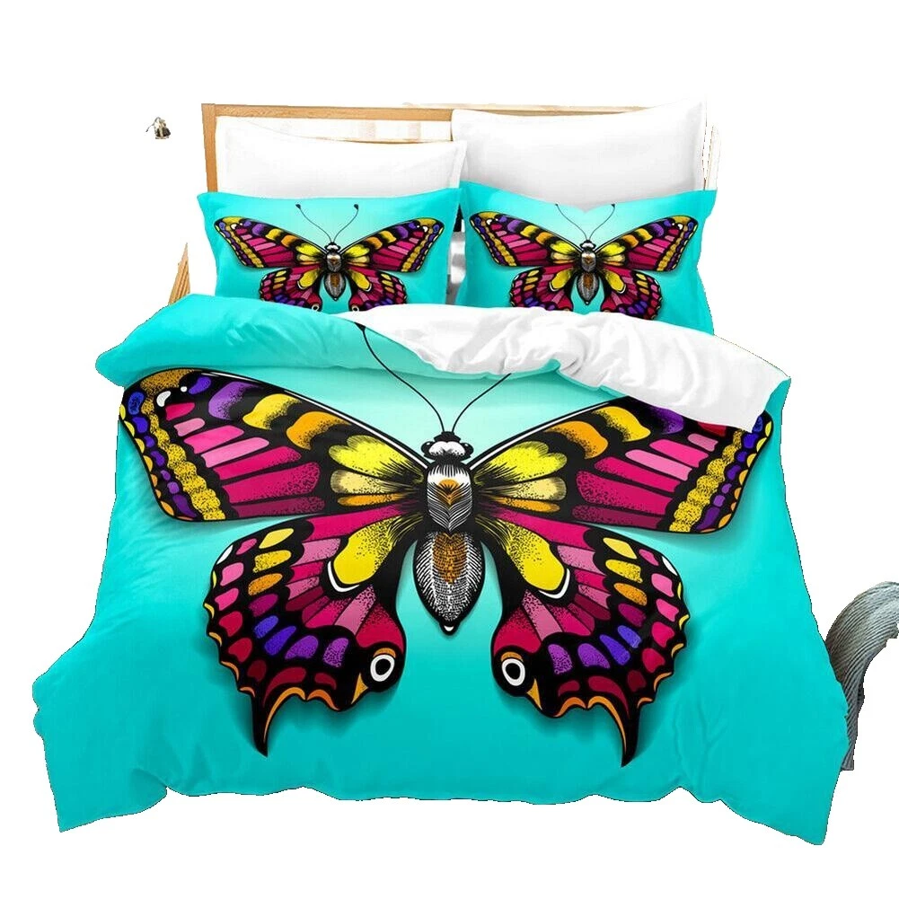 Poliéster Mariposas Fundas de edredón y Juegos de Cama