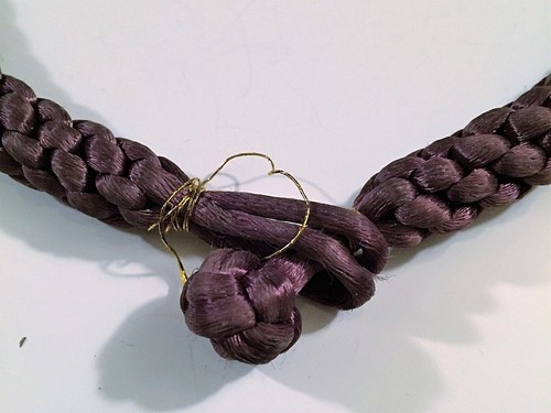 WOMEN'S JOHN HARDY CLOTH ROPE NECKLACE SET WITH STERLING SILVER "KALI" PENDANT - Picture 8 of 12