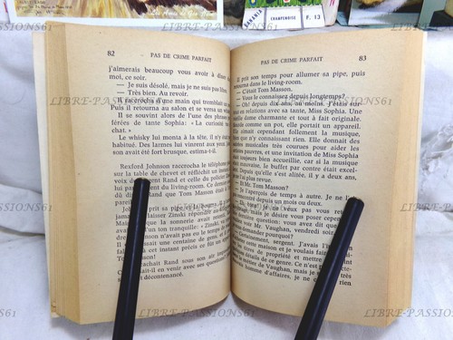 PAS DE CRIME PARFAIT, JOHN STEPHEN STRANGE, ÉDITIONS CLUB DU MASQUE, 1971 - Picture 9 of 15