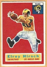 1956 Topps Elroy Hirsch # 78 Los Angeles Rams