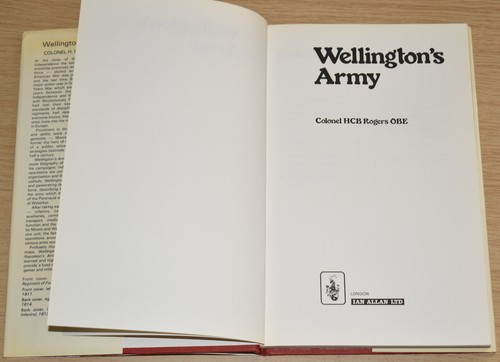 WELLINGTONS ARMY Rogers - Napoleonic Wars History British Army Battles Regiments - Imagen 2 de 5