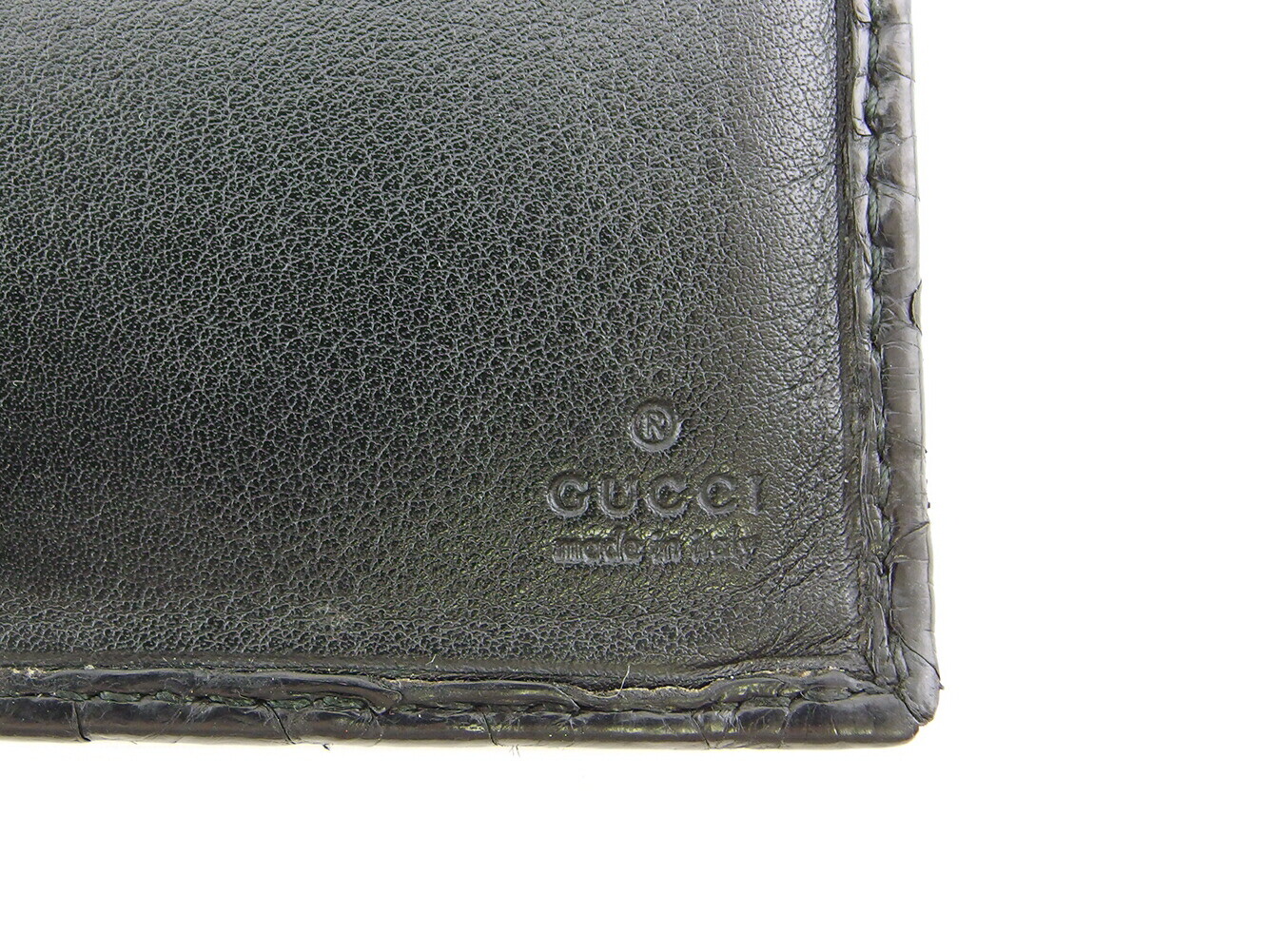 GUCCI Long Wallet Python Python Leather Authentic… - image 9