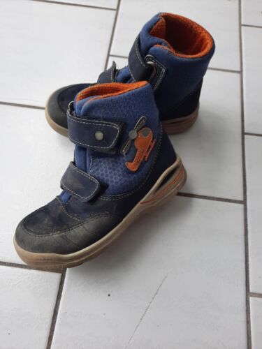 PEPINO Ricosta Winter Frühjahr STIEFEL 28 BLINKER KLETT gefüttert HUBSCHRAUBER