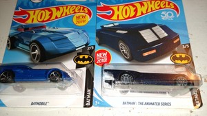 batmobile animated series hot wheels