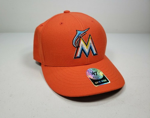MIAMI MARLINS Forty Seven '47 ORANGE HookLoop Baseball Hat Cap Ultimate Software - 第 1/12 張圖片
