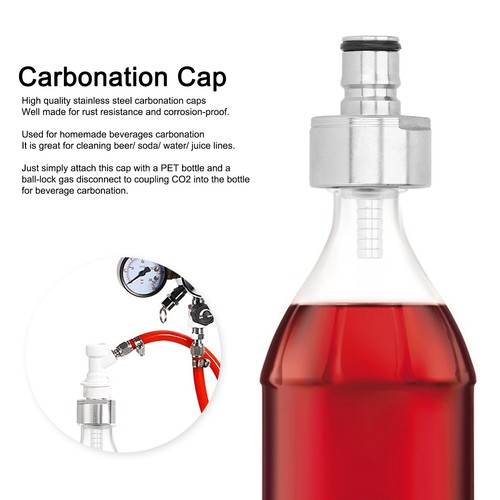 2 Pezzi Raccordi Rapidi In Acciaio Inox Per Homebrewing - Attacco Maschio 1/2" Per Birra Fatta In Casa