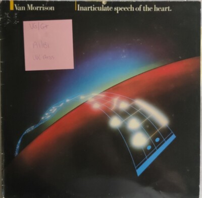 Van Morrison Inarticulate Speech Of The Heart Vinyl Record VG/G+ MERL16 1983 1st