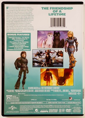 How to Train Your Dragon The Hidden World DVD, 2019 Dreamworks Animation,  VG