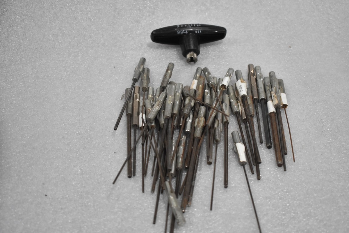 XCELITE 99-4 HANDLE HEX DRIVER WITH 49 PIECE SET 99-20 THROUGH 99