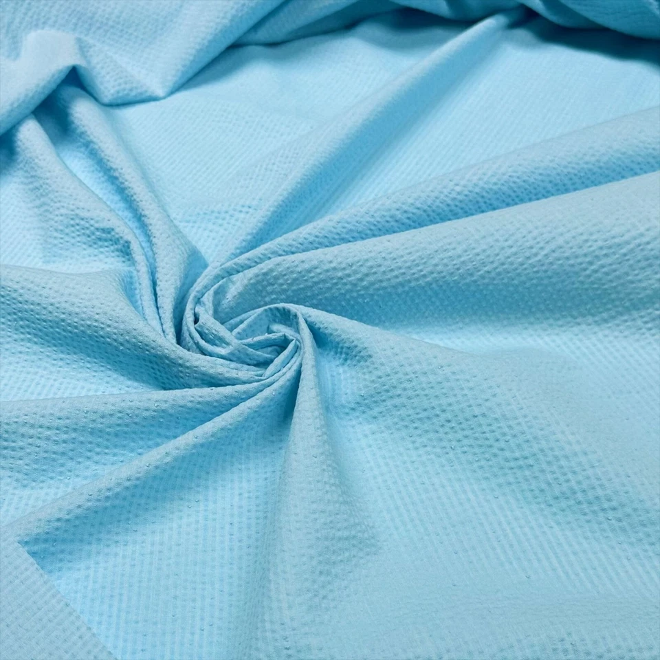 Tela de polietileno de algodón azul teniente sólidos Seersucker de 1 yarda por Robert Kaufman S190-1200 Foto 2 de 4