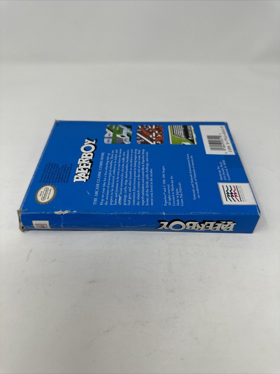 Nintendo NES Paperboy Game CIB Complete Great Condition | eBay