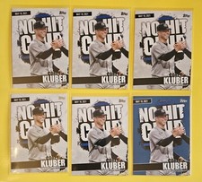 (6) 2022 Topps No-Hit Club Base & Blue #NHC6 Corey Kluber Lot - New York Yankees