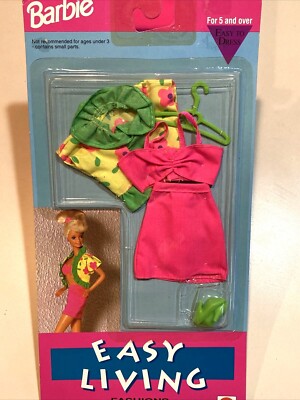 Barbie easy living fashions Mattel 860 Neon Colors Neon Green