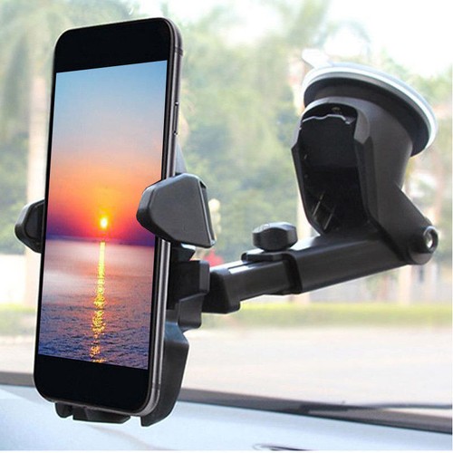 360° Car Windshield Mount Cradle Holder Stand For Cell Phone GPS iPhone 12 Pro - Picture 2 of 19