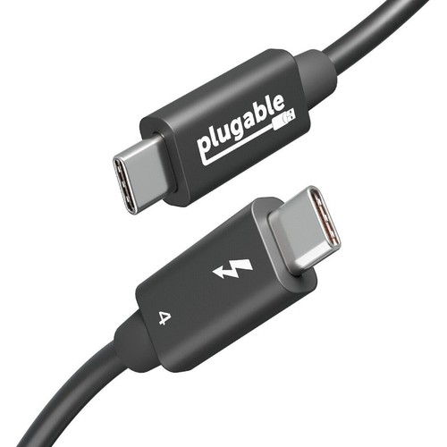 Plugable TBT4-240W-1M Thunderbolt 4 Cable with 240W Charging, Thunderbolt - Picture 1 of 5
