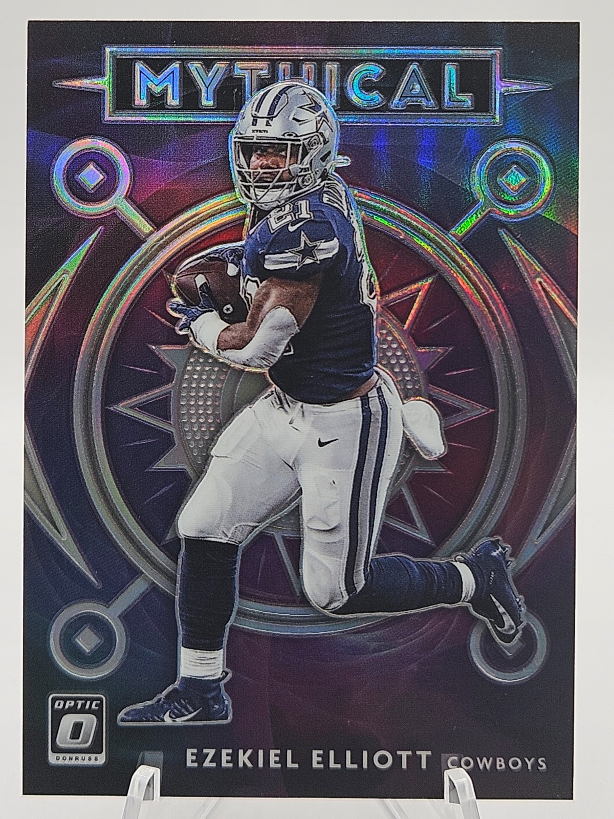 Ezekiel Elliott 2020 Panini Donruss Optic Mythical Case Hit SSP #MY-8