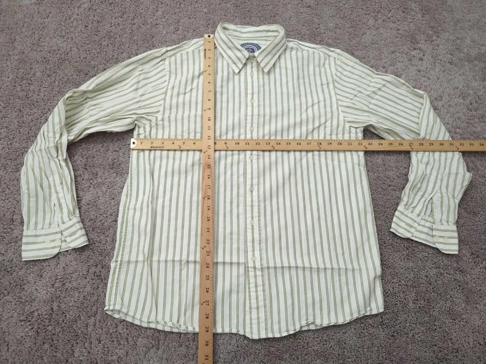 Camisa Life is Good Masculina Manga Longa Verde G 100% Algodão Preppy Casual - Imagem 3 de 4