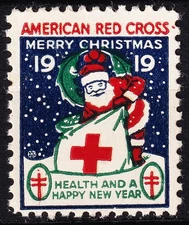 1919 USA  Christmas  Seal  Type 1  (WX24) . Mint Hinged