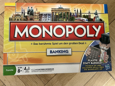 Hasbro Monopoly Banking Brett-/Familienspiel Electronic Banking 2+ ab 8 (2005)
