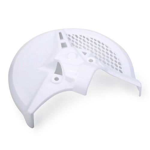 Front Brake Disc Rotor Guard Cover Plastic White Fit Honda CRF 450 240 270MM ATV - Picture 9 of 10