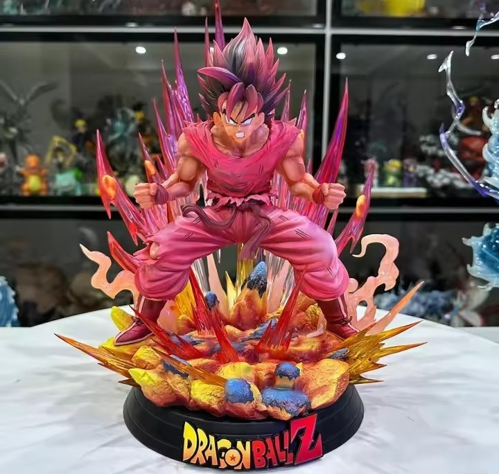 Goku Kaioken 38 cm Dragon Ball Z statue PVC collector figurine grand format DBZ manga