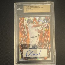 Leaf 2024 Metal Baseball Daniel Cuvet Lava Fire 1/1 Rookie Autograph Proof