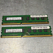Samsung 4GB 2x2GB DDR3 PC3-10600U 240-Pin DIMM Unbuffered M378B5673EH1-CH9