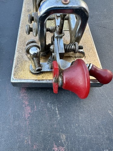 Vibroplex Origional Presentation Semi-Automatic “Bug” Key Morse Code Telegraph - Zdjęcie 2 z 7