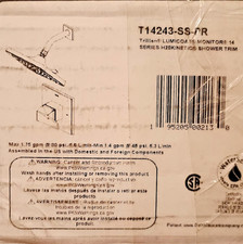 Delta T14243-SS-PR Trillian H2Okinetic Shower Only Trim Lumicoat Stainless