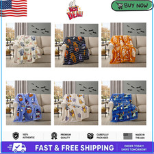 Licensed Characters Adult Halloween Silk Touch Throw Blanket 60x70 New