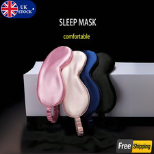 1Pc Soft Satin Silk Sleep Mask Light Blocking Eye Blindfold for Men & Women