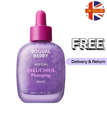 EQQUALBERRY EQQUAL BERRY Bakuchiol Plumping Serum: Wrinkle Minimizer 1.01 oz Exp 2028 30ml
