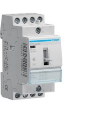 Contacteur Silencieux Jour-Nuit 25A 4F 230V HAGER ETC425S