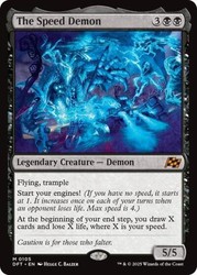 The Speed Demon #105 Foil Aetherdrift