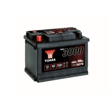 YUASA Car Battery YBX3078 12V 62Ah 550A L2 DIN T1 Fits Hillman Imp 0.9