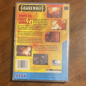 SEGA Fahrenheit Sega CD 32X Action Adventure Both Discs Included