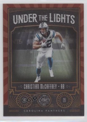 2020 Panini Legacy Under the Lights Ruby 6/50 Christian McCaffrey #UL-CM s1i
