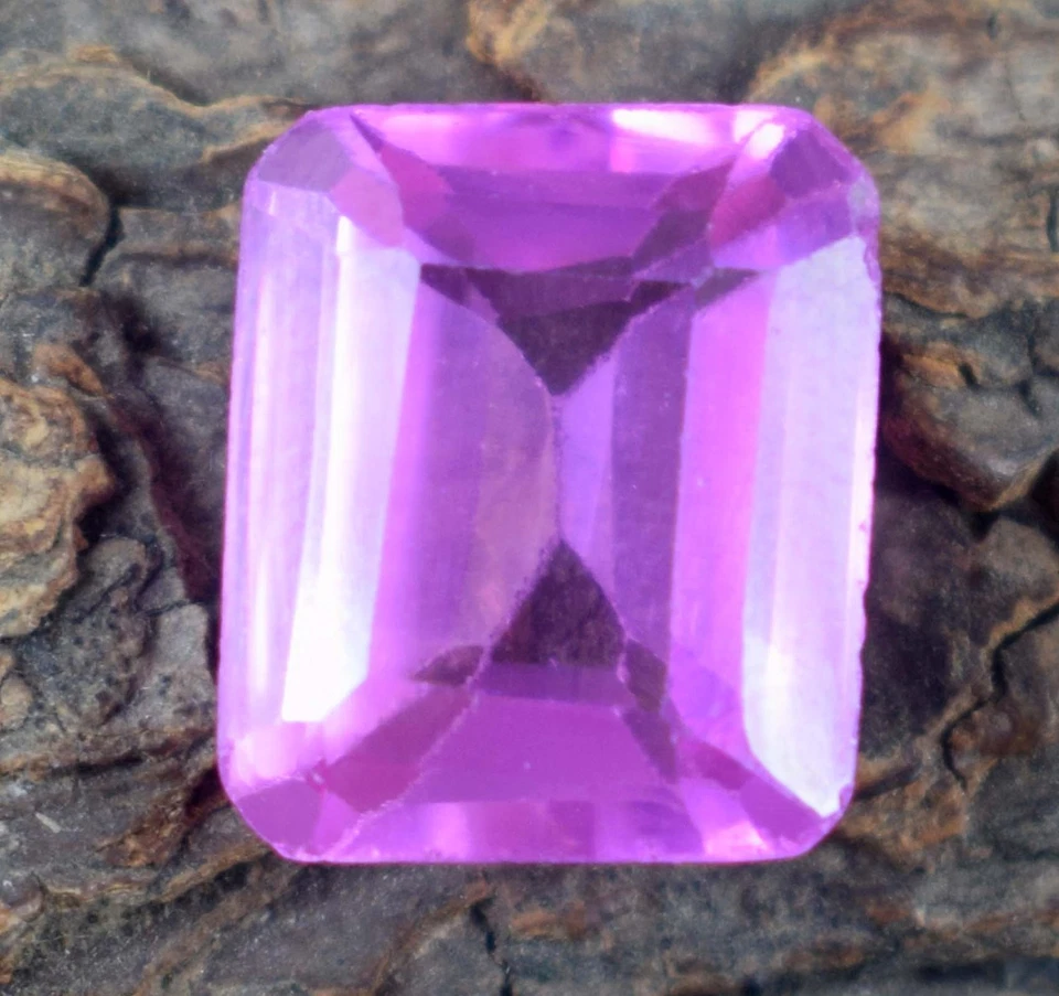 Natürlich Rosa Kunzit 10.70 Karat Smaragd Schliff Edelstein Zertifiziert E18927 - Bild 3 von 4