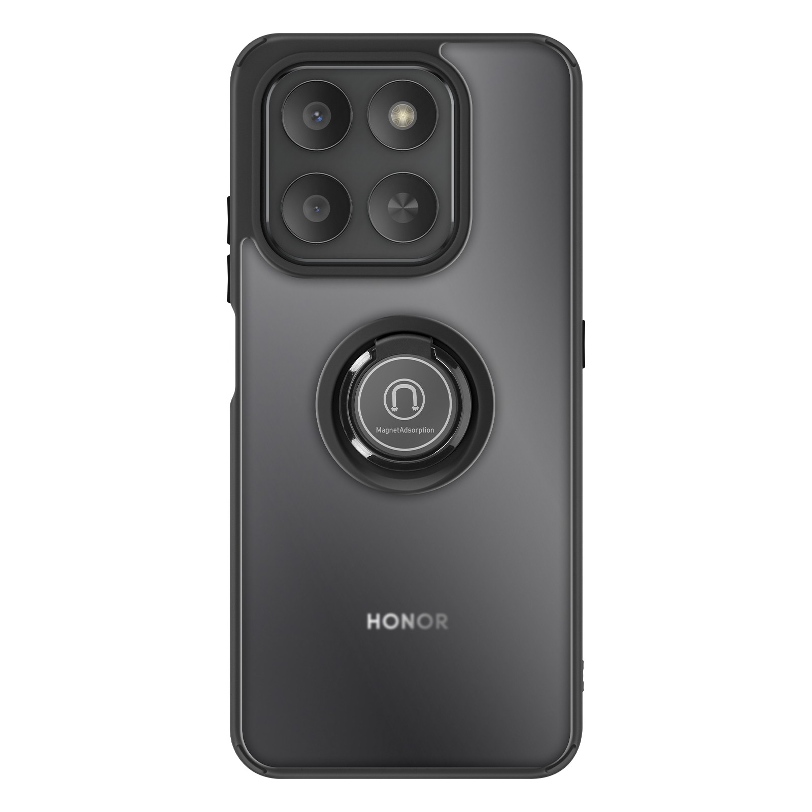 Protection Honor 200 Smart avec support anneau pour trajets en voiture