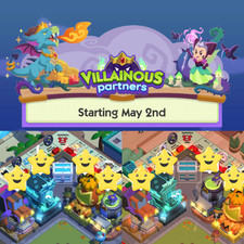 Villainous Partners 1 Slot Monopoly Go Partners Event Full Carry 80K Points