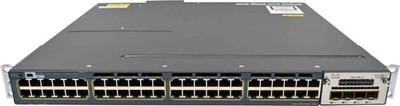 Cisco Catalyst WS-C3560X-48PF-S 48Port PoE+ GE Switch +C3KX-NM-1G 1x PSU