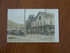 Youngsville Pennsylvania PA RPPC Real Photo Early 1900's General Store Auto's