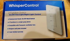 Whisper Control 3-Function Switch 120V 