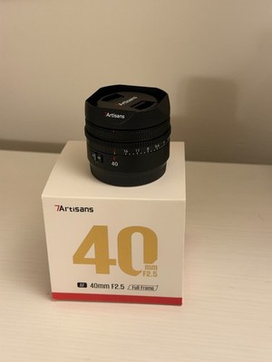 7Artisans 40mm f/2.5 AF Lens   Sony E-Mount   Never used