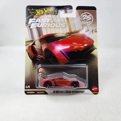 2026 Hot Wheels 25th Anniversary Fast & Furious W Motors Lykan Hypersport