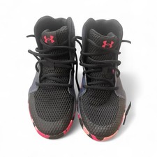 Under Armour Girls' Youth Basketball Athletic Sneaker Blue And Pink Size 5Y